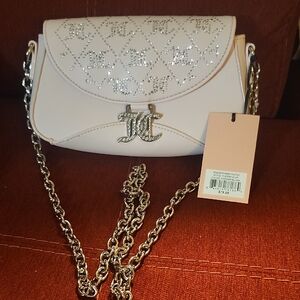 Juicy Couture Pink Crossbody with Crystal JC Emblem